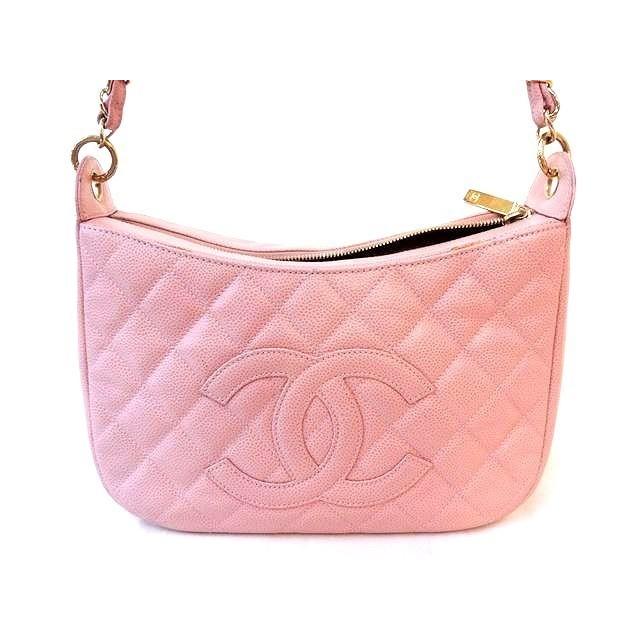 シャネル CHANEL ココマーク ワンショルダーバッグ A20993 ピンク ゴールド金具 キャビアスキン レディース ショルダーバッグ 質屋かんてい局オンラインショップ / 春日井店 シャネル Chanel A20993