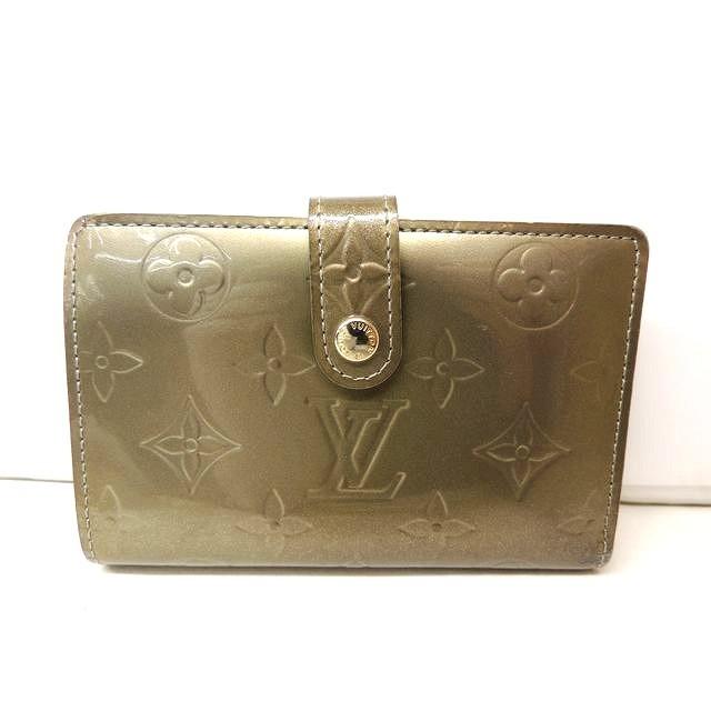 ヴィトン 財布 帽子 ファッション小物 二つ折り財布 財布 M Mi4009 ヴィエノワ ヴェルニ Vuitton がま口 コンパクト ウォレット シルバー グリアールデコ ブランドショップ Louis 3l グレー Fo Vuitton フォーサイト アイテムをオンラインでご