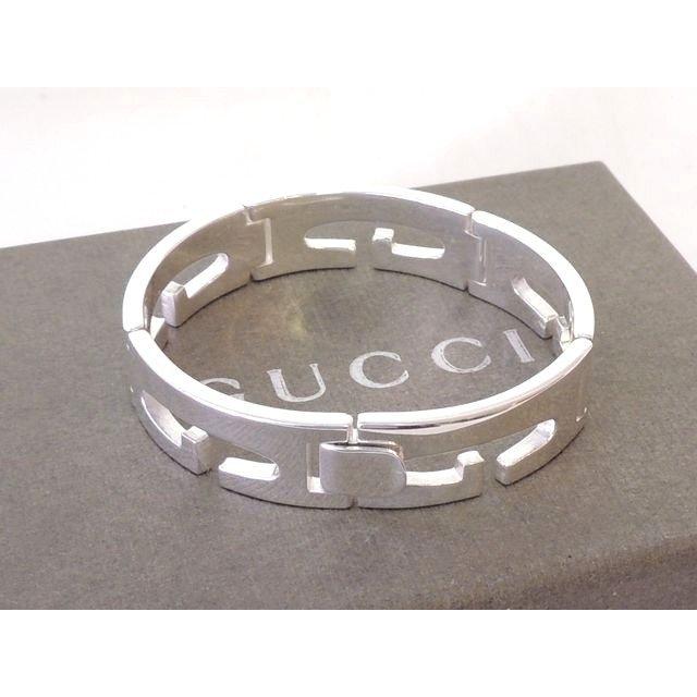 新品同様品 グッチ バングル シルバー925 61 1g ロゴモチーフ Gucci レディース メンズ ブレスレット 4d Fo ブランドショップ フォーサイト 通販 Yahoo ショッピング