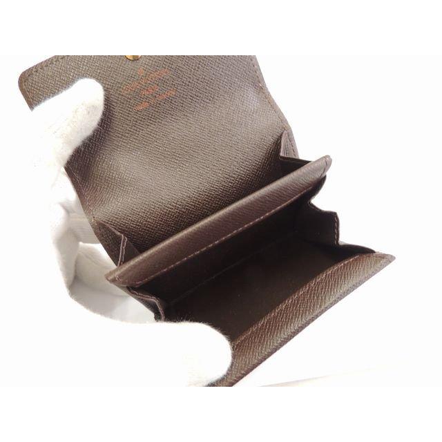 【外側美品】LOUIS VUITTON ルイヴィトン　ダミエ　コインケース LOUIS VUITTON ルイヴィトン コインケース ダミエ・エベヌ