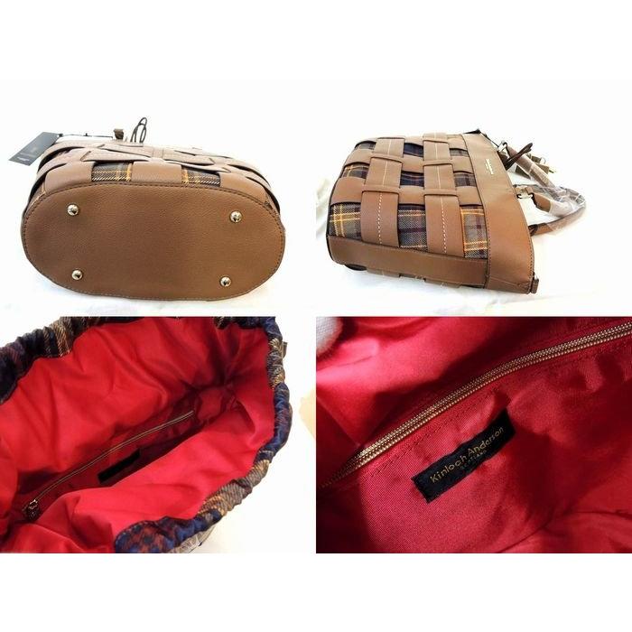 未使用 キンロックアンダーソン 2WAY ショルダーバッグ □ タータン 