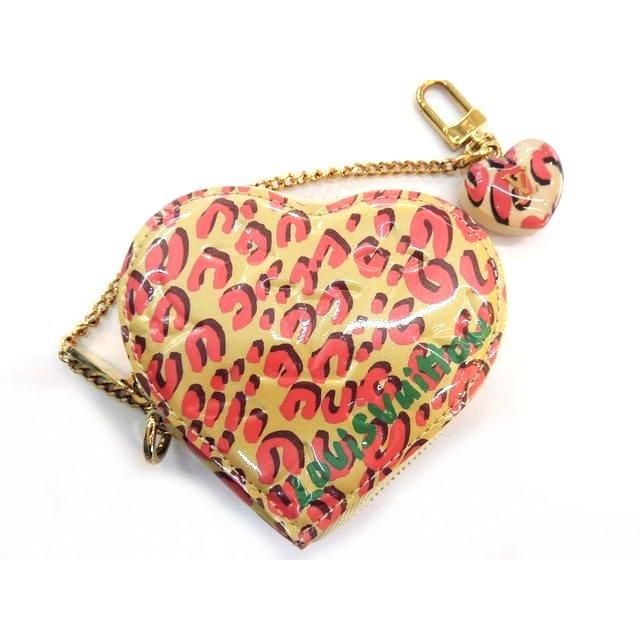 ヴィトン □ M91473 TS4140 ポルトモネ クール ヴェルニ レオパード  