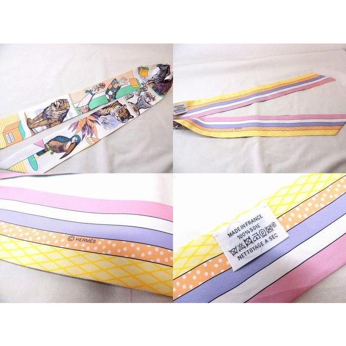 HERMES エルメス □ ツイリー スカーフ シルク グラン・テアトル HERMES エルメス □ ツイリー スカーフ シルク グラン・テアトル