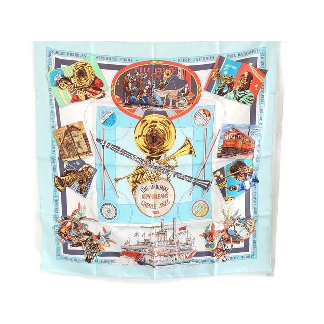 美品 HERMES エルメス □ カレ90 THE ORIGINAL NEW ORLEANS CREOLE 