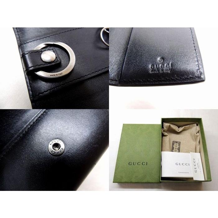 美品 グッチ GUCCI □ 435305 GGマーモント レザー 6連 キーケース  