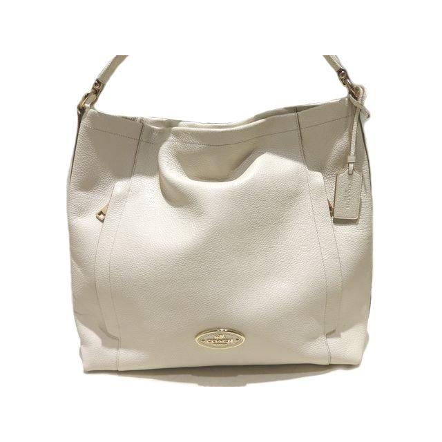 COACH（コーチ） セミショルダーバッグ ☆ 34311 ホワイト系 レザー