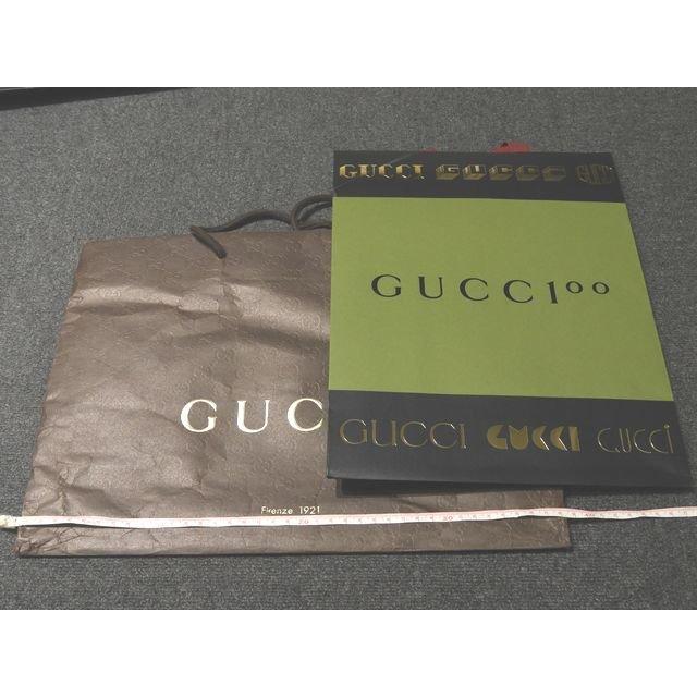 18/ グッチ 付属品 旧型 限定 ショップ袋 ×9枚セット ◆ 大型 バッグ 等に ▼ GUCCI ショッパー 紙袋 ブラウン ホワイト等 5H｜foresight1717｜04