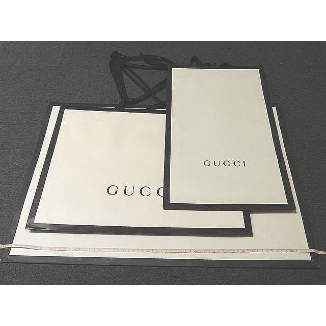 18/ グッチ 付属品 旧型 限定 ショップ袋 ×9枚セット ◆ 大型 バッグ 等に ▼ GUCCI ショッパー 紙袋 ブラウン ホワイト等 5H｜foresight1717｜05