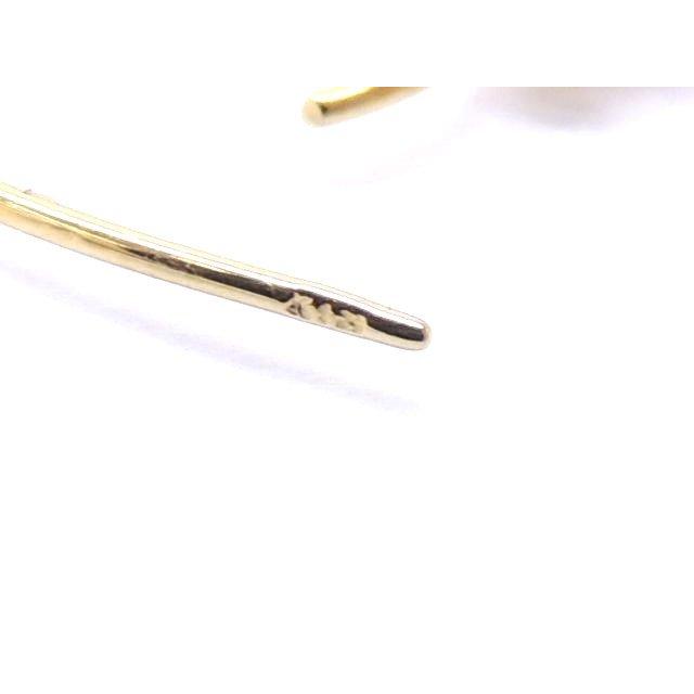 3F ポストにK18 刻印有り ピアス 2セット売り □ 合計約1.8g ジルコン