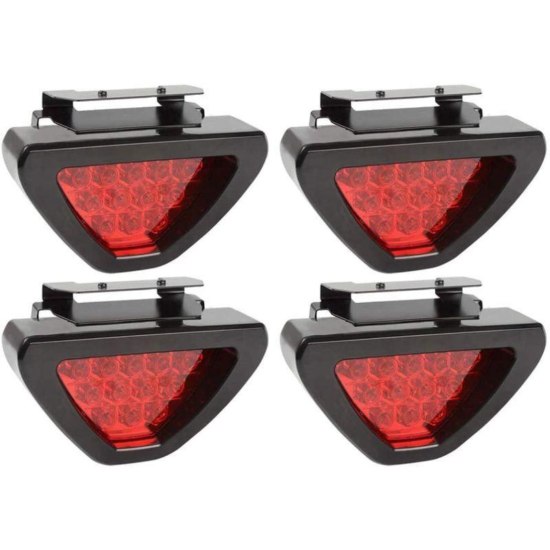 Vorcool 車 Led テールライト ブレーキライト 三角ライト 三角停止板 三角表示板 警告灯 赤 最も 警告灯