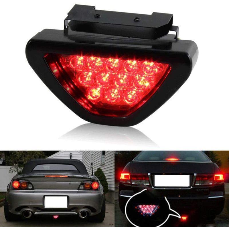 Vorcool 車 Led テールライト ブレーキライト 三角ライト 三角停止板 三角表示板 警告灯 赤 最も 警告灯