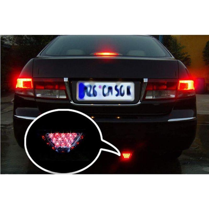 Vorcool 車 Led テールライト ブレーキライト 三角ライト 三角停止板 三角表示板 警告灯 赤 最も 警告灯