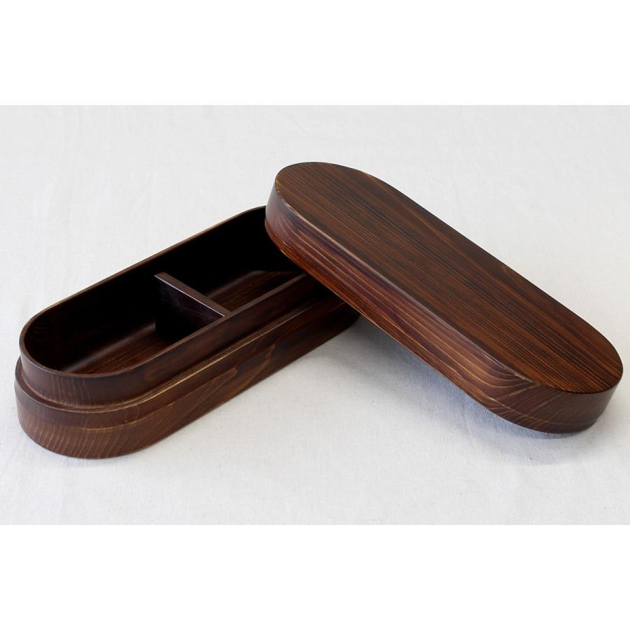 弁当箱 一段 紀州桧 くりぬき 家庭用食洗機対応 日本製 Type-3 角田清