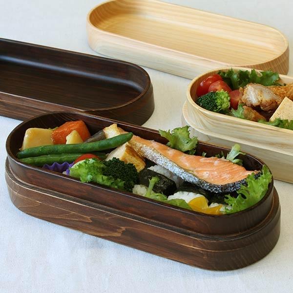 弁当箱 一段 紀州桧 くりぬき 家庭用食洗機対応 日本製 Type-3 角田清