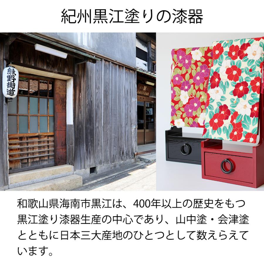鏡台 黒江塗　根来塗　 メイクボックス　紀州漆器　昭和レトロ 黒江塗 根来塗 鏡台 メイクボックス 紀州漆器 昭和レトロ お化粧箱