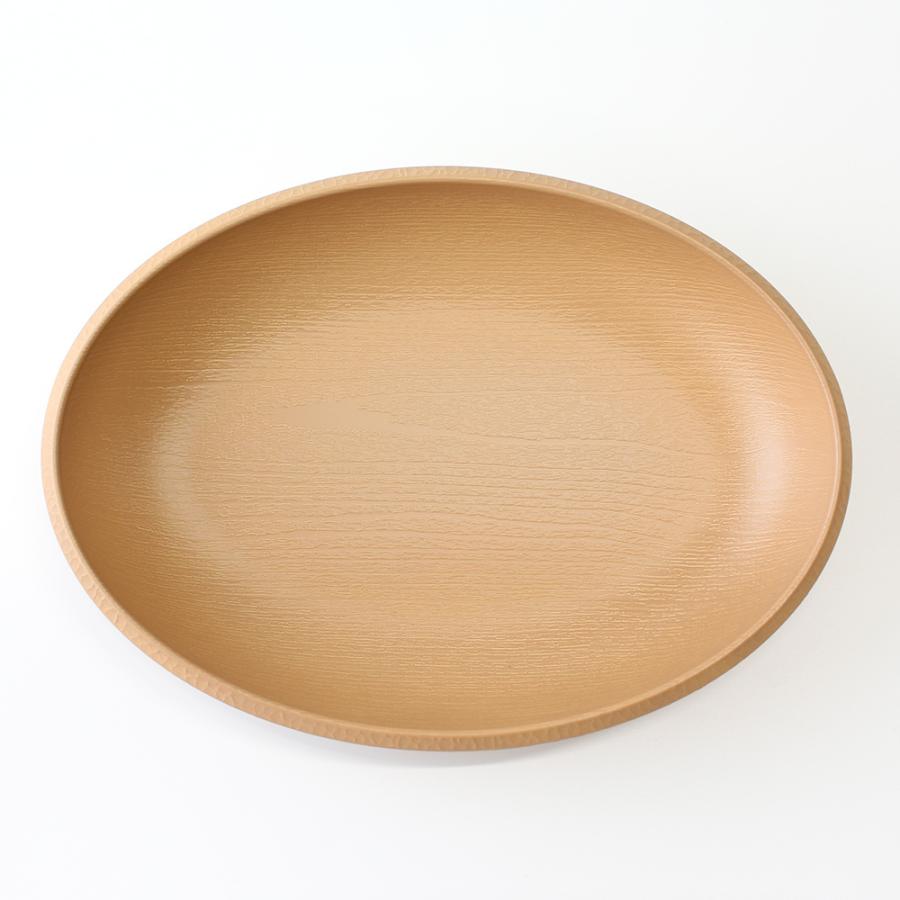 オーバルプレート お皿 こもれび 木目調 レンジ対応 食洗機対応 日本製