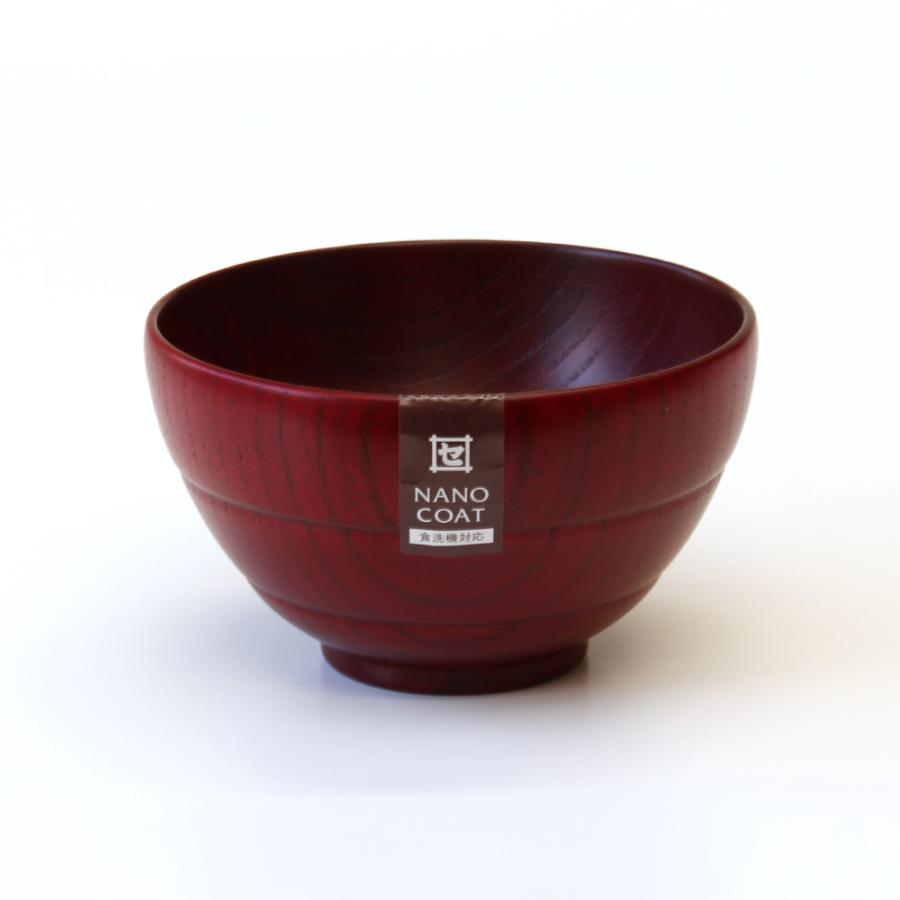 お椀 ペアセット 彫刻名入れ 夫婦汁椀 2個 木製 漆器 4120 食洗機対応