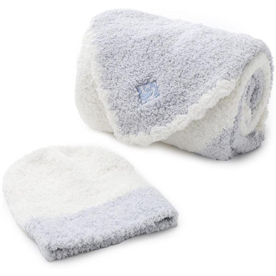 人気のクリスマスアイテムがいっぱい アイスブルー ストライプ ベビーブランケット キャップ カシウエア クリーム Kashwere ch b01 458 30 おくるみ ブランケット Binghamtonhots Com