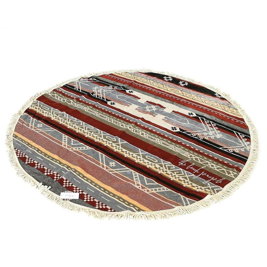 新しい到着 The Beach People ラウンドタオル Bedouin ビーチタオル 直径150cm マルチカラー ビーチマット バスタオル ラグ ザビーチピープル 新しい到着 Www Gran Gusto It