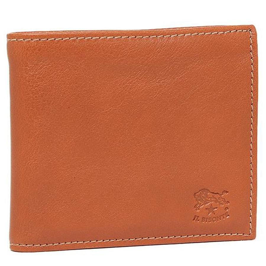 スーパーセール期間限定 二つ折り財布 メンズ 財布 Ilbisonte イルビゾンテ 倍 倍 ストア対象店舗 倍々ストア 小銭入れ付き C0487mp 145 キャラメル 財布 Dagl Tg