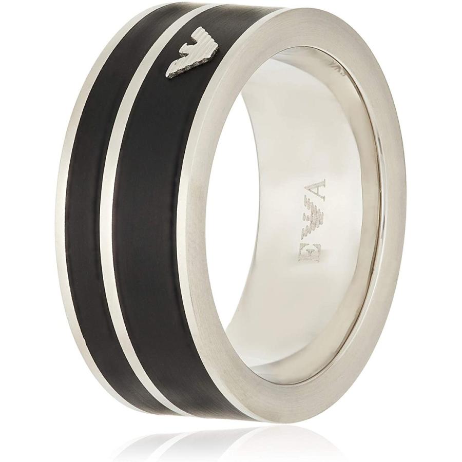 エンポリオアルマーニ リング 指輪 メンズ マットシルバー マットブラック Egs340 Emporio Armani 並行輸入品 Egs340 森の雑貨店 通販 Yahoo ショッピング