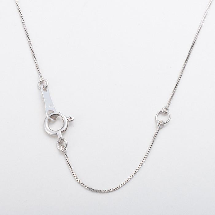 ダイヤモンド ネックレス K18 ホワイトゴールド 0.2ctダンシングストーン