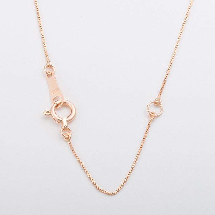 ダイヤモンドネックレスK18ピンクゴールドダンシングストーン0.15ct 鑑定書