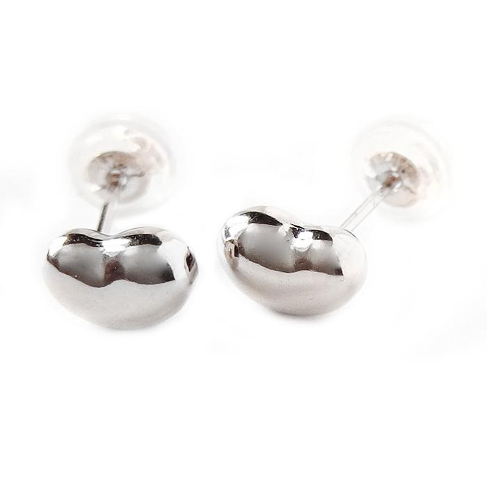 ハ*チ様 新品 Pt900 ビーンズピアス ピアス プラチナ ミニピアス 地金ピ ピアス ビーンズ プラチナ Pt900 地金 豆 マメ シンプル スタッド 左右