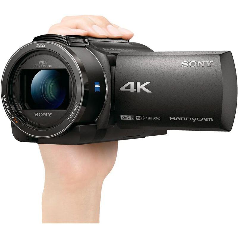 【訳あり・新品】 ソニー / 4K / ビデオカメラ / Handycam / FDR-AX45A / ブラック / 内蔵メモリー64GB / 光学ズーム20 【IQY1514980788】(53307円)