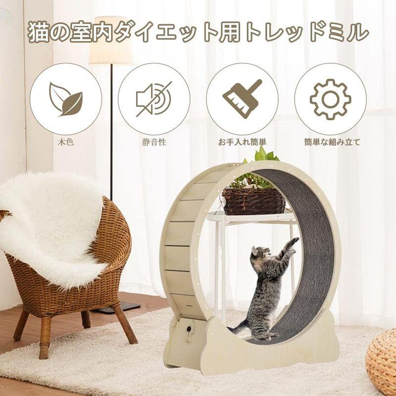 ROCOMOCO キャットホイール 猫 キャットウォーク ランニングマシン ロック装置内蔵 TPE静音低ノイズローラー ランニングホイールベ キャットホイール キャットウォーク ランニングマシン ロック装置内蔵 TPE静音低ノイズローラー ランニングホイールベ