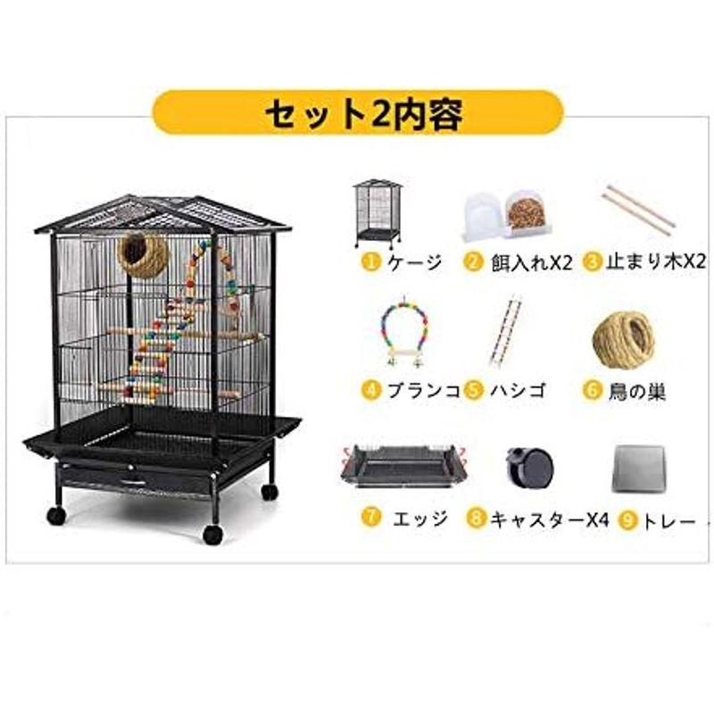 Aeon hum 鳥かご 鳥ケージ バードゲージ 大型 豪華ケージ 大きい 複数飼い キャスタ-付き インコ オウムケージ オカメ セキセイ hum 鳥かご 鳥ケージ バードゲージ 大型 豪華ケージ 大きい 複数飼い キャスタ 付き インコ オウムケージ オカメ セキセイ