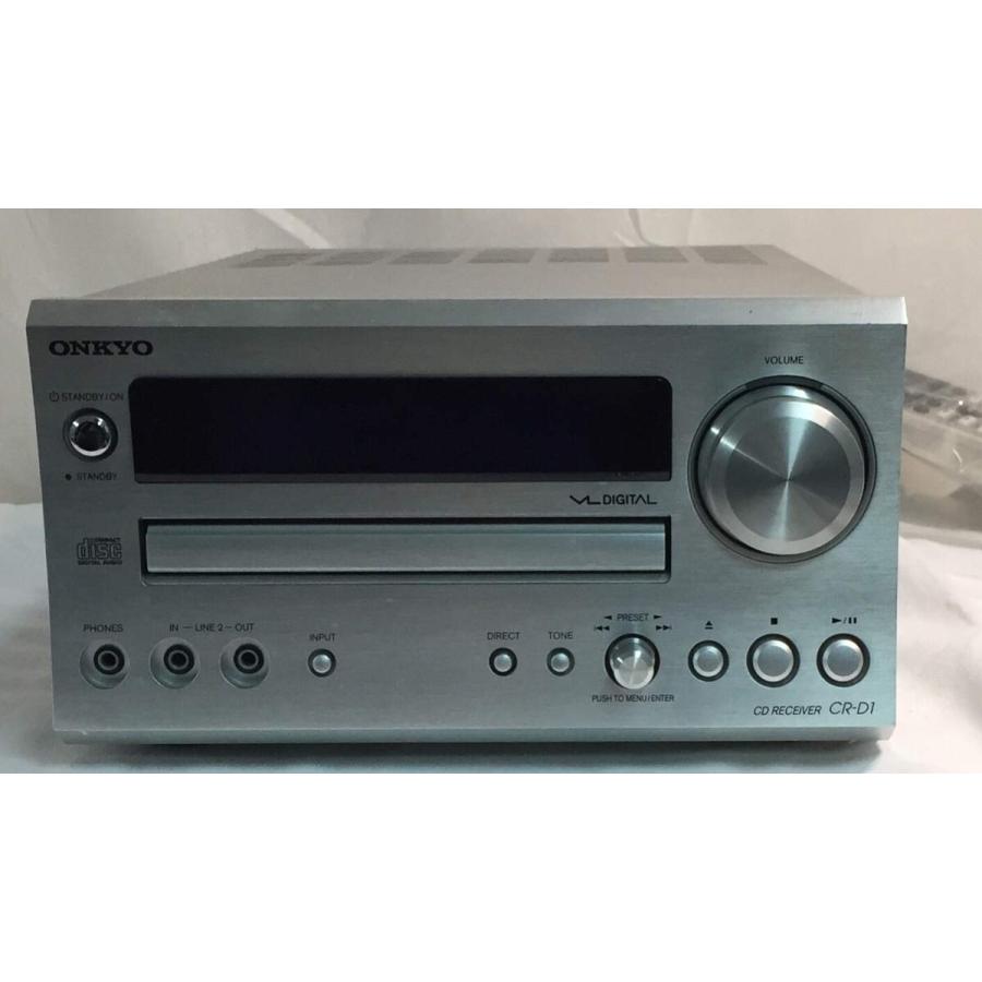 ONKYO CD/FMチューナーアンプ 60W+60W シルバー CR-D1(S) bme6fzu ONKYO CD/FMチューナーアンプ 60W+60W CR-D1(S) /シルバー