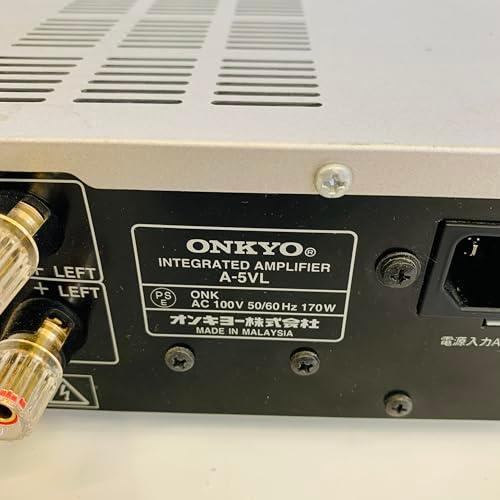 ONKYO プリメインアンプ 90W+90W(4Ω) A-5VL(S) シルバー