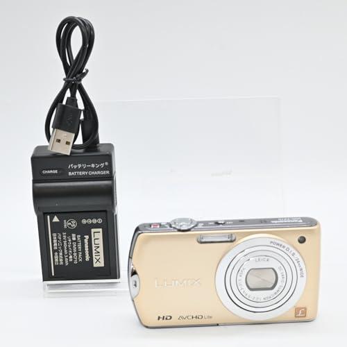 すぐ使える 動作品 パナソニック ルミックス DMC-FX70 ゴールド 付属品 パナソニック デジタルカメラ LUMIX FX70 リュスクゴールド DMC