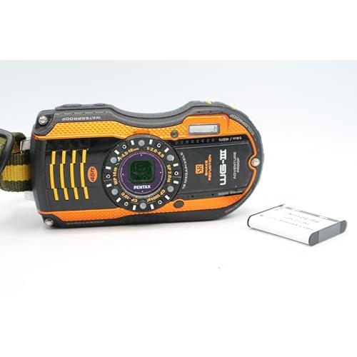 PENTAX 防水デジタルカメラ PENTAX WG-3 オレンジ 1cmマクロ マクロスタンド付属 LEDライト PENTAX WG-3OR 12696 khxv5rg PENTAX 防水デジタルカメラ WG-3 オレンジ 1cmマクロ マクロ