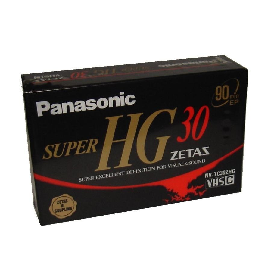 Panasonic VHS-Cテープ ZETAS Super HG 30分 NV-TC30ZHG