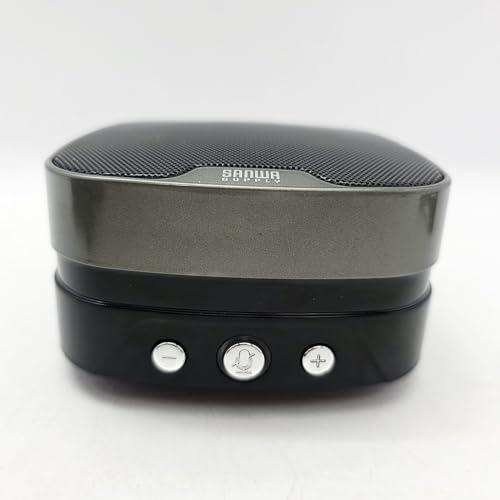 サンワサプライ WEB会議小型スピーカーフォン マイク 有線USB