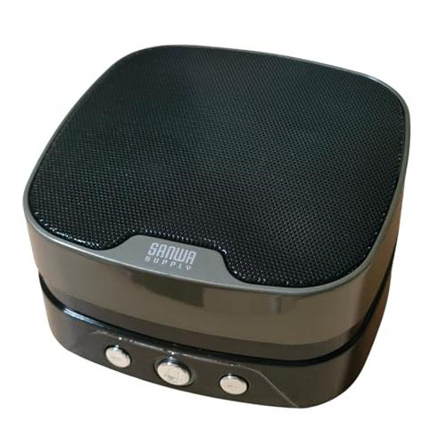 サンワサプライ WEB会議小型スピーカーフォン マイク 有線USB