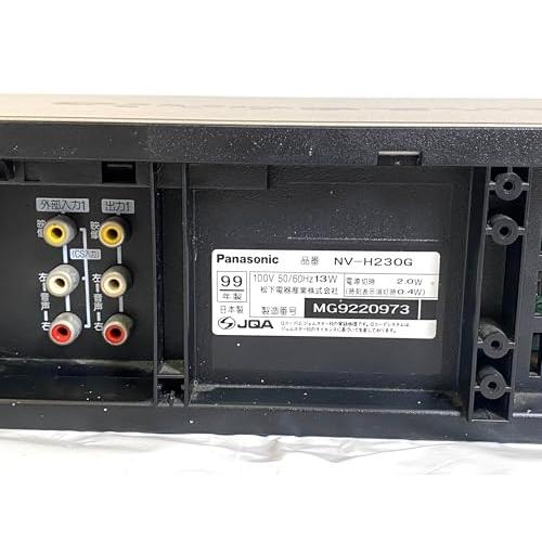【整備済】Panasonic ビデオデッキ NV-H230G VHS 楽天市場】【中古】VHSビデオデッキ パナソニック NV-H230G