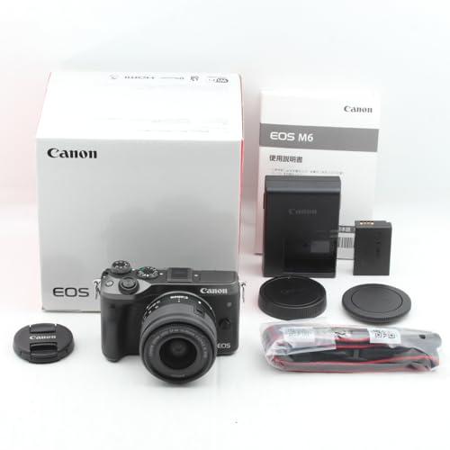 Canon ミラーレス一眼カメラ EOS M6 レンズキット(ブラック) EF