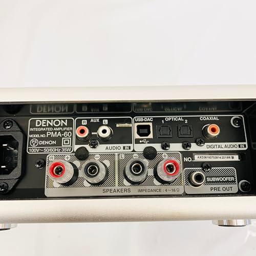 DENON PMA-60 アンプ シルバー Amazon.co.jp: デノン Denon PMA-60 プリメインアンプ USB-DAC