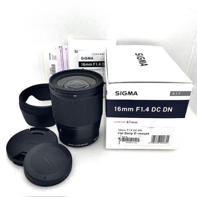 美品 SIGMA16mm F1.4 DC DN ソニー Eマウント　お値引き可 Amazon.co.jp: シグマ(Sigma) レンズ 16mm F1.4 DC DN Sony