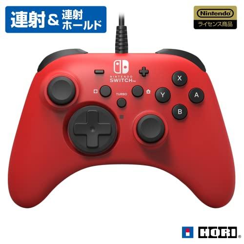 任天堂ライセンス商品】ホリパッド for Nintendo Switch レッド 有線 