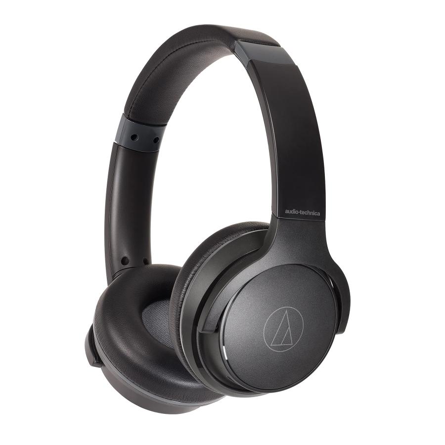 オーディオテクニカ ATH-S220BT BK ワイヤレスヘッドホン bluetooth 最大60時間再生 急速充電 低遅延モード マルチポイント対応 | 