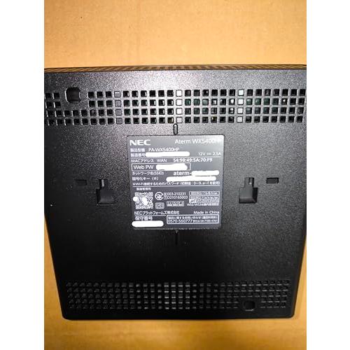 NEC Aterm WX5400HP Wi-Fiルーター LANケーブル付き NEC Aterm WX5400HPを徹底レビュー！実際に使用してわかったメリット