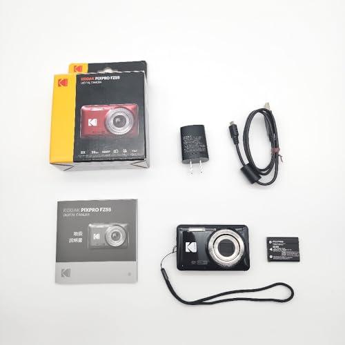 KODAK (コダック) PIXPRO 使いやすい ズーム FZ55-BK 16MP