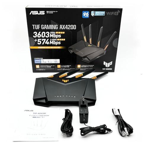 ASUS - ASUS WiFi TUF-AX4200 無線 ルーター 最新規格WiFi6 3 Amazon.co.jp: ASUS WiFi TUF-AX4200 無線 ルーター 最新規格