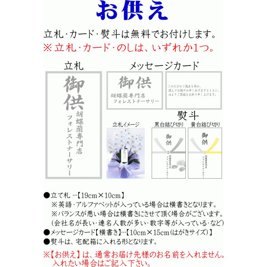 胡蝶蘭 お供え 大輪 白 3本立ち 18 21輪 仏花 献花 お盆 お彼岸 花 供花 お悔やみ 枕花 新盆 葬儀 告別式 法要 仏事 命日 ご供養 胡蝶蘭 Kotyouran Osonae 3f 8000 1 胡蝶蘭専門店フォレストナーサリー 通販 Yahoo ショッピング