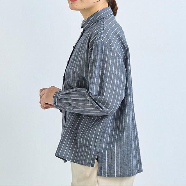 ブラウス シャツブラウス ストライプ ギンガムチェック 長袖 綿 ブラウス シャツブラウス ストライプ ギンガムチェック 長袖 綿