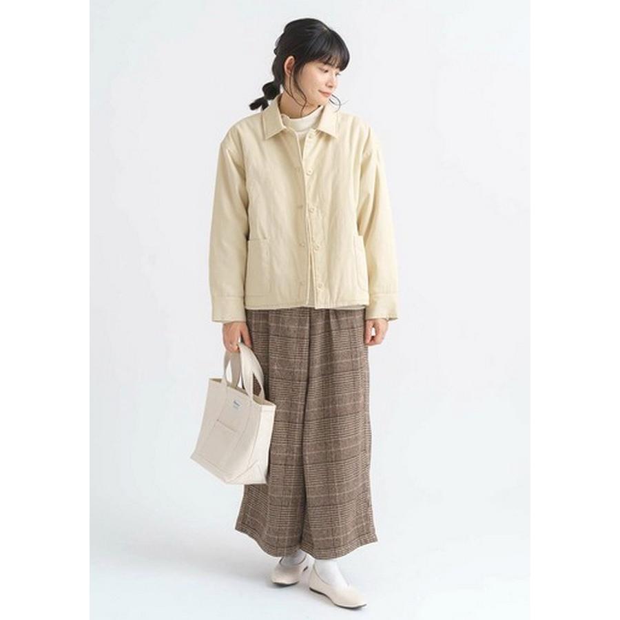 ジャケット 中綿 ステンカラー 前ボタン開き 大きいサイズ レディース